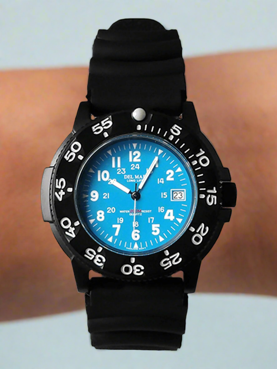 Men's Sand Key Dive 200 M Blue Face & Black Strap #50508