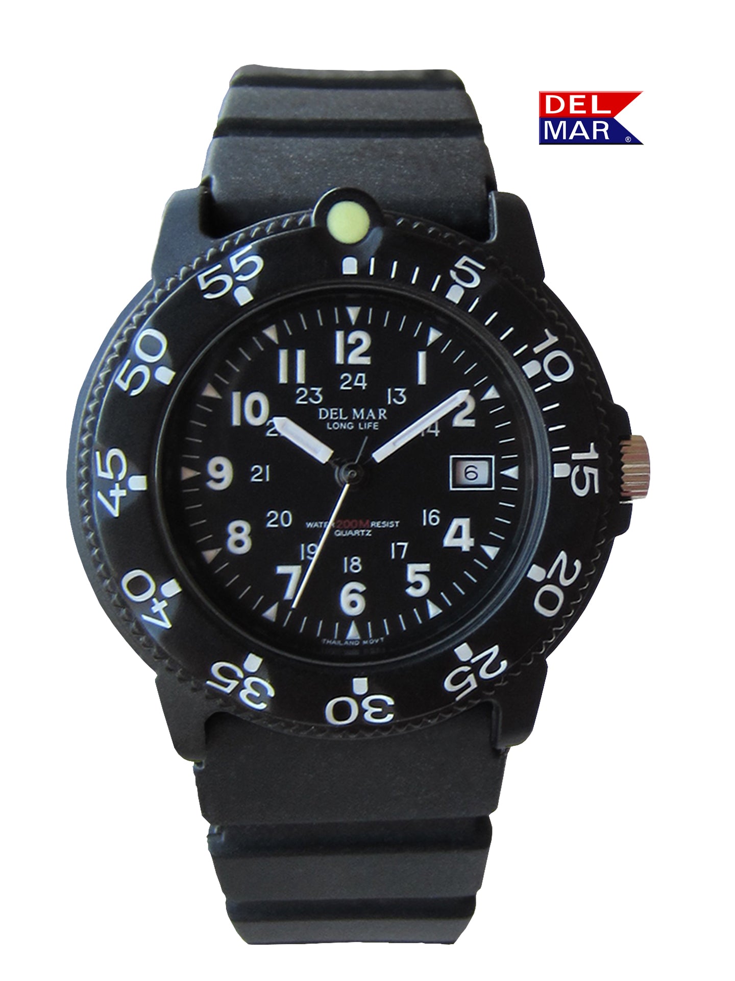 Del Mar Sand Key His & Hers Black Dial Watch Set | 200M Water Resistant