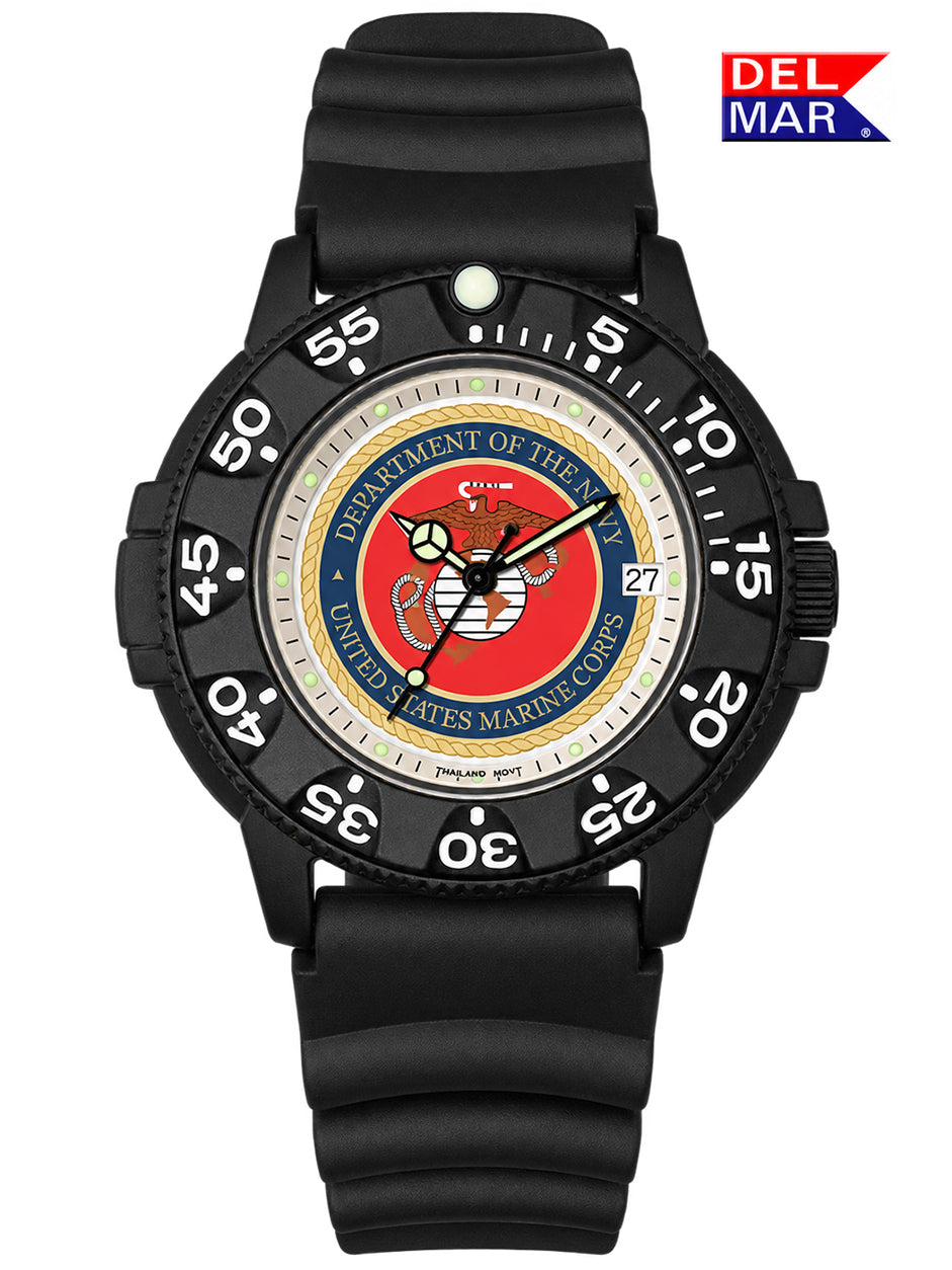 Del Mar Military – U.S. Marine Corps Insignia Watch – 200M
