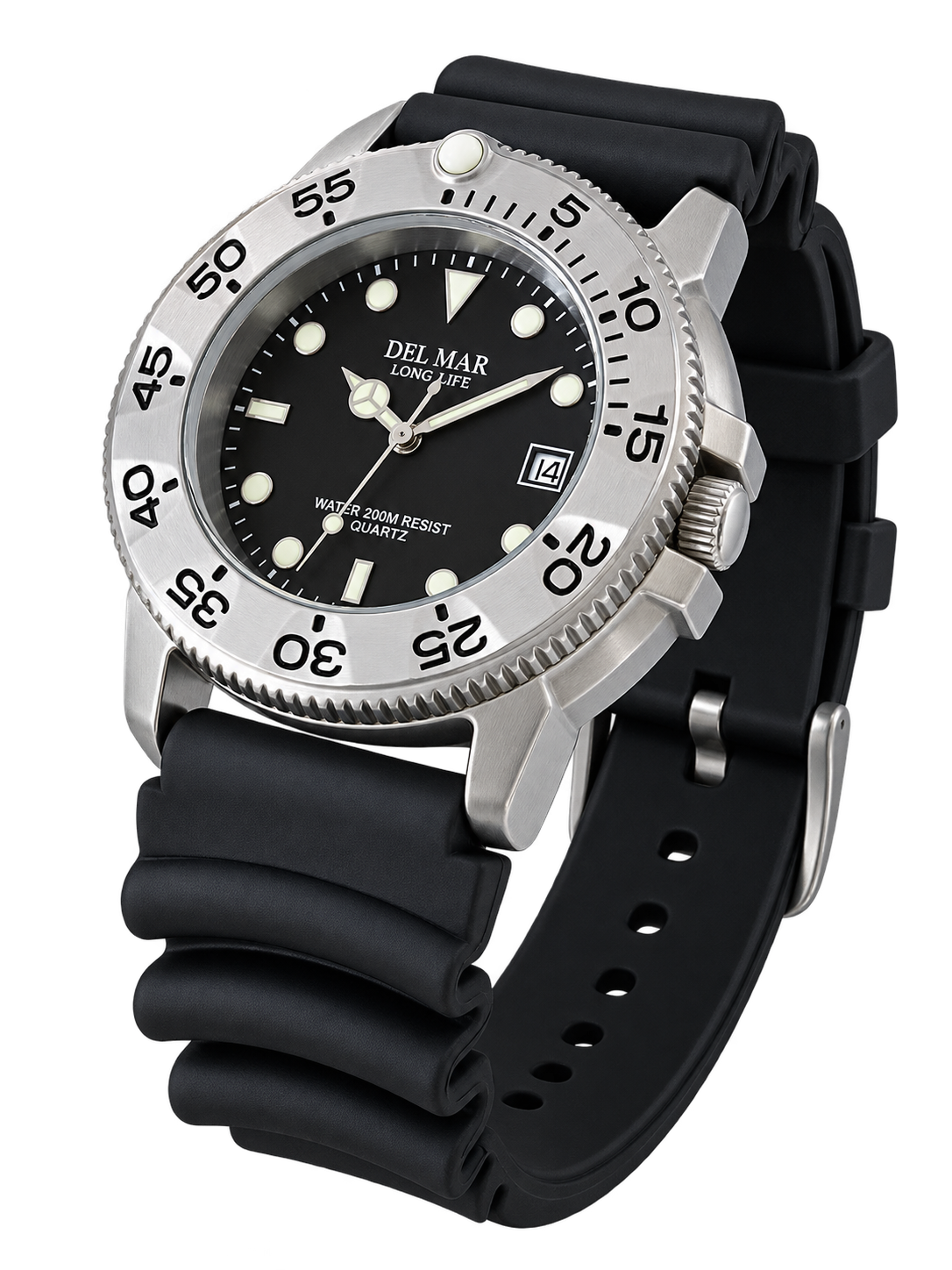 Men’s Sand Key 200M Steel Case Watch – Black Dial & Strap – 50522