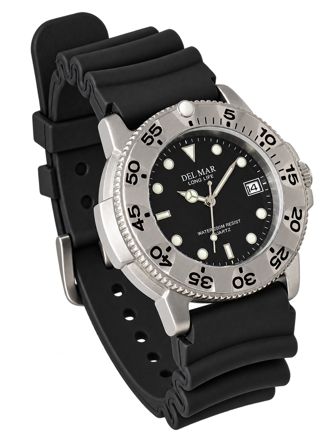 Men’s Sand Key 200M Steel Case Watch – Black Dial & Strap – 50522
