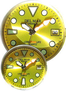 500-Meter Premier Pro Dive Yellow Dial Sporty Watch #50419
