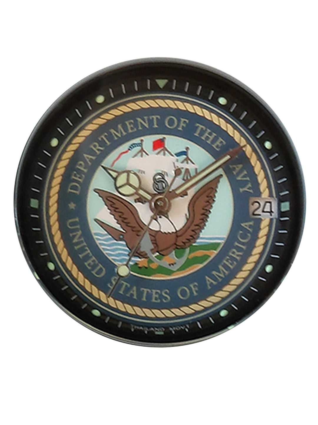 Honor service with the Del Mar Military Navy Watch Insignia