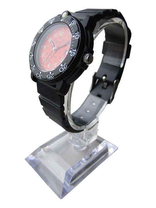 Del Mar Sand Key His & Hers Orange Dial Watch Set | 200M Water Resistant