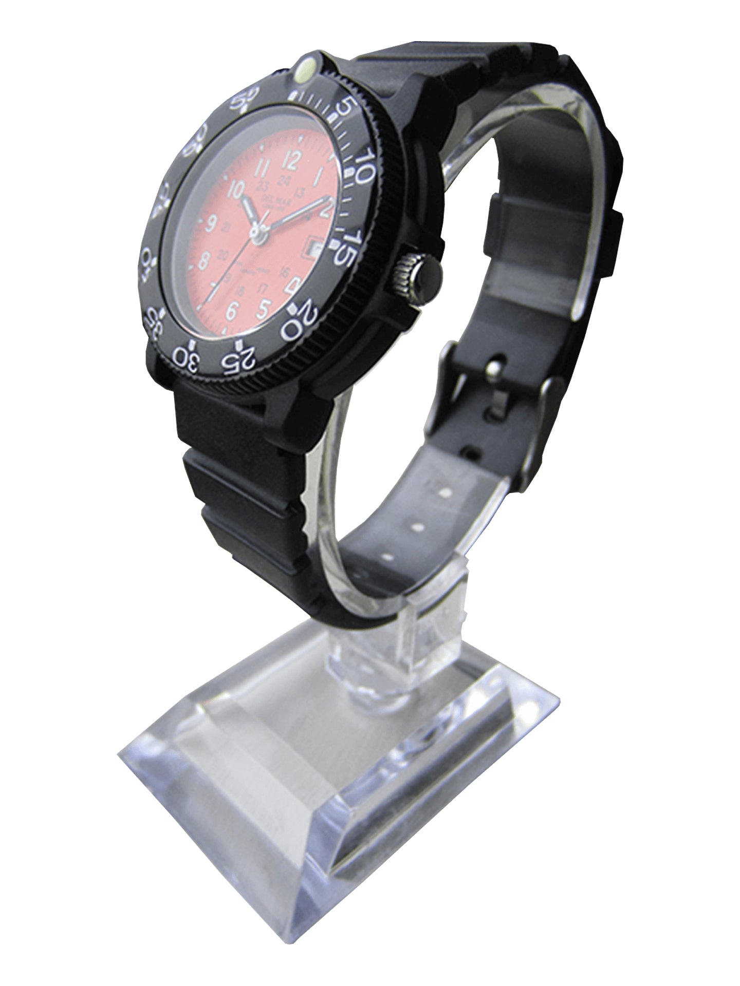 Del Mar Sand Key Ladies Orange Face Dive Watch 200M #50507