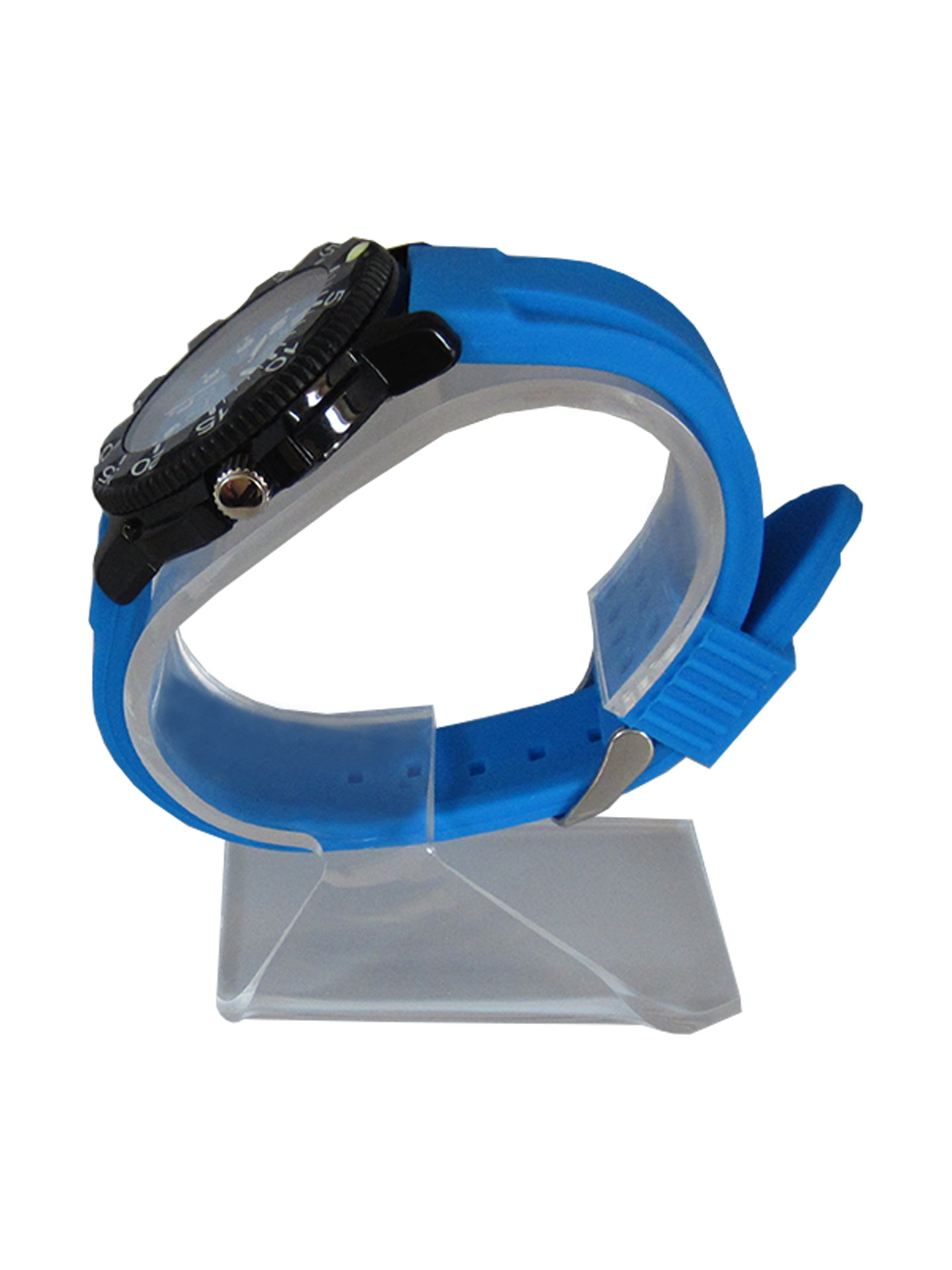 Del Mar Sand Key Blue Dial Rubber Strap Watch 50387