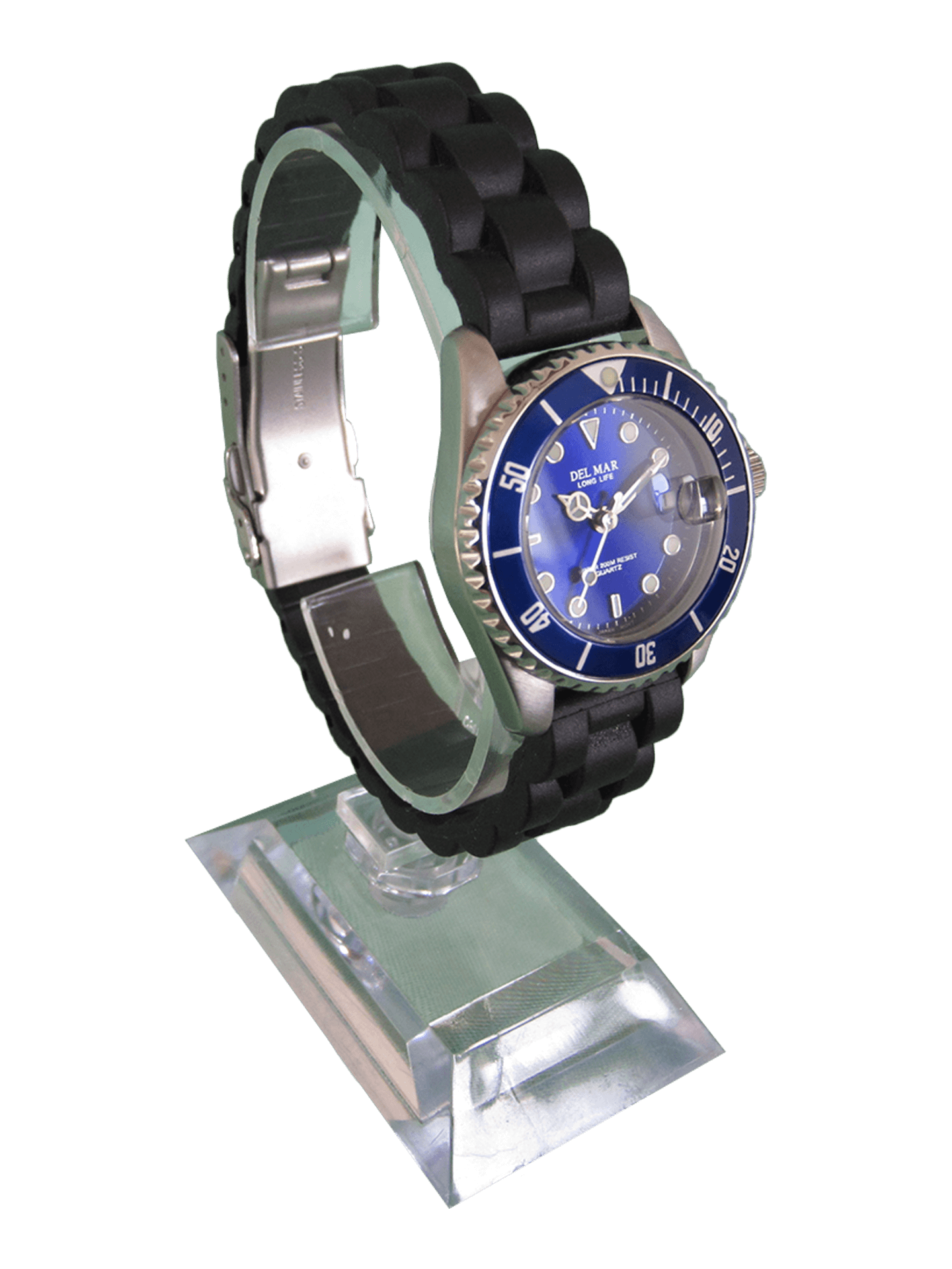 Del Mar Catalina Sportstrap Ladies Blue Face 200M Watch #50505