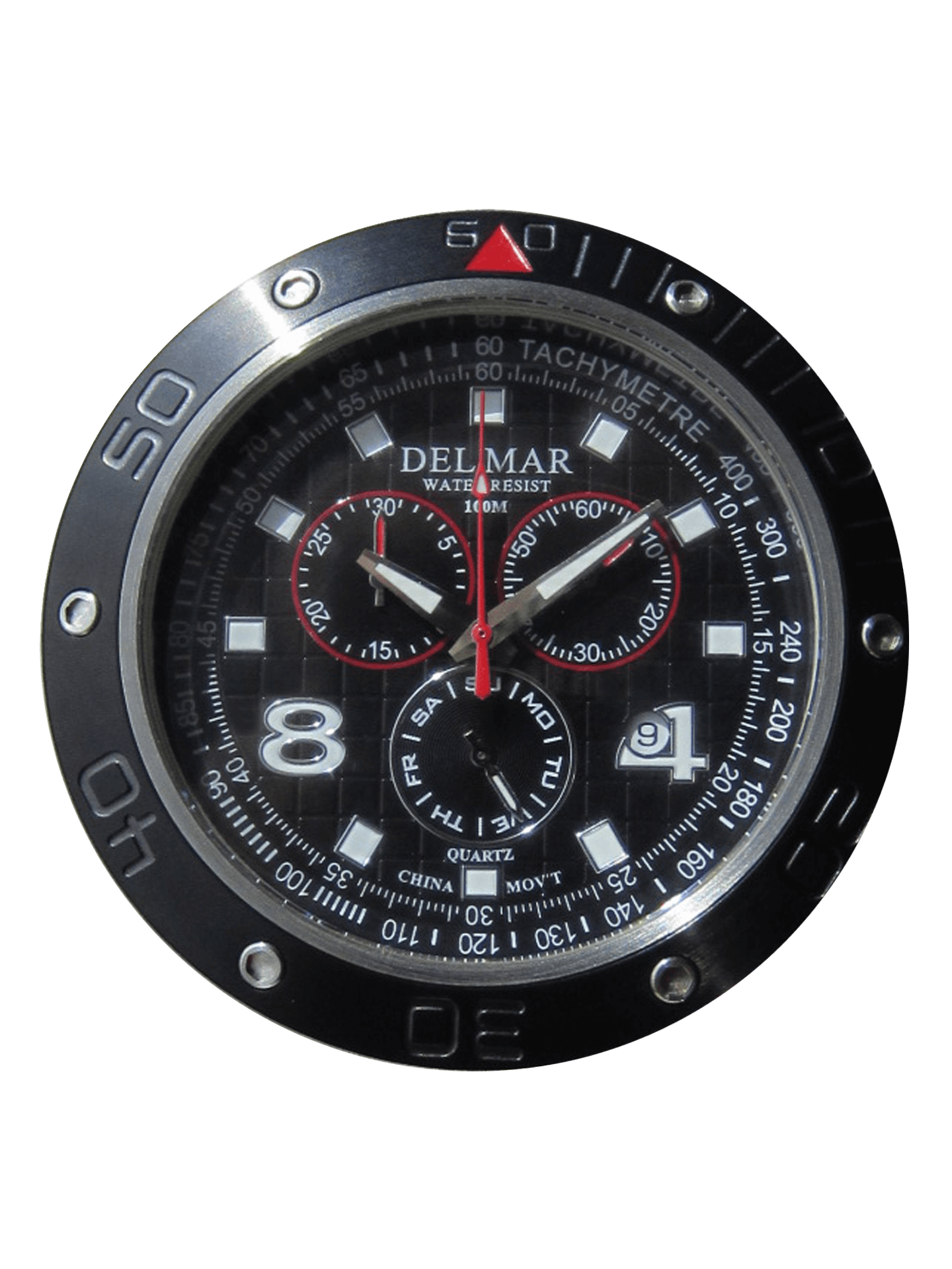 Del Mar Round Sport Chronograph Watch – 100M