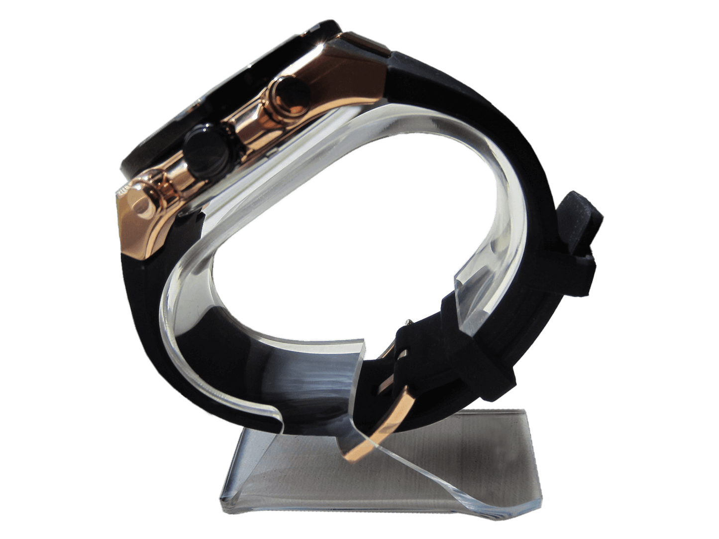 Del Mar 3-Eye Multi-Function Sport Watch - Black Dial