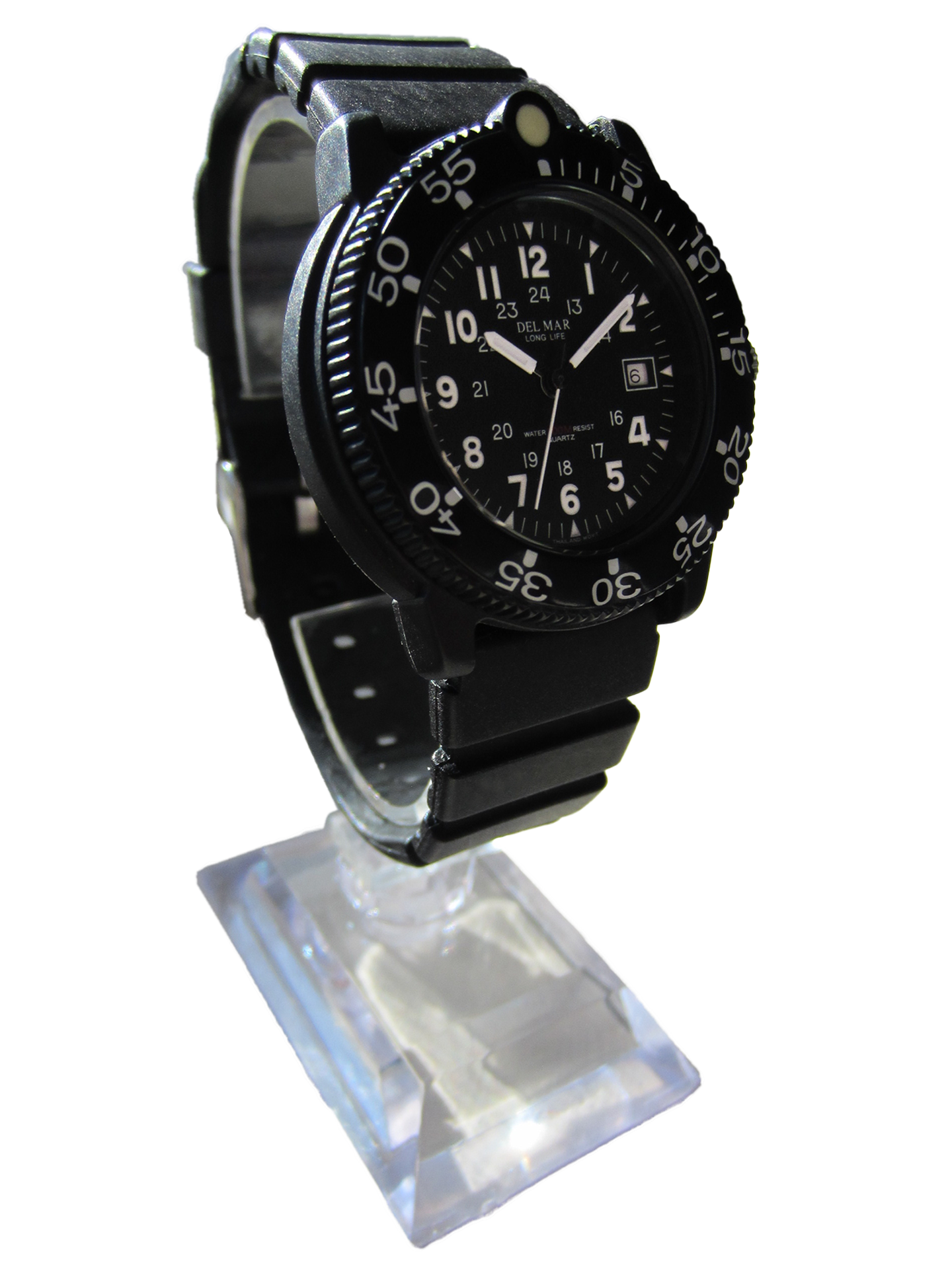 Del Mar Sand Key His & Hers Black Dial Watch Set | 200M Water Resistant