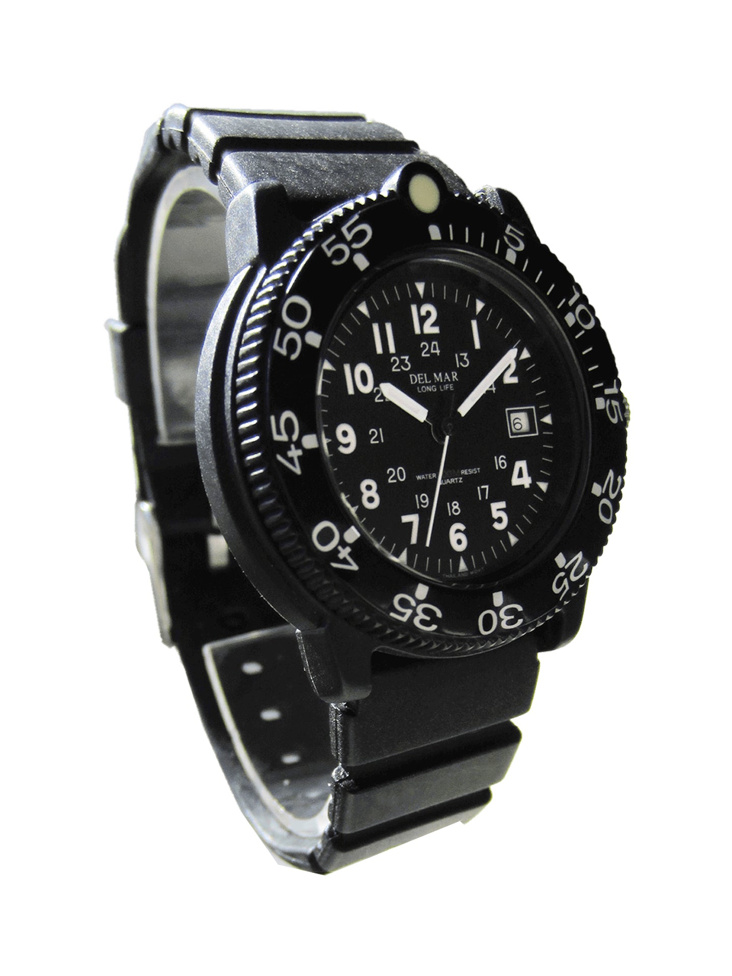 Del Mar Sand Key Ladies Dive Watch Black Face #50279