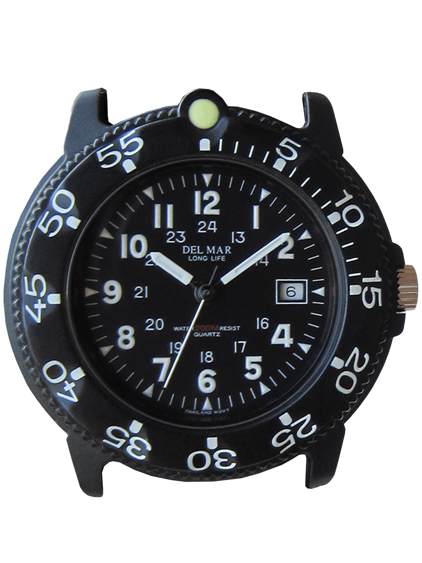 Del Mar Sand Key Ladies Dive Watch Black Face #50279