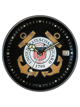 U.S. Coast Guard watch featuring official insignia