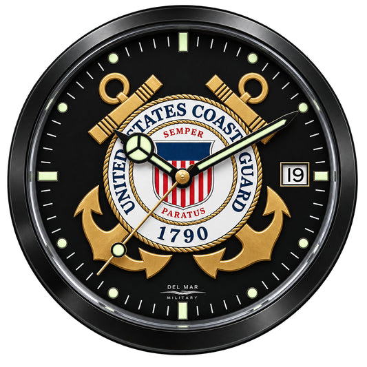U.S. Coast Guard watch featuring official insignia, built for those who stand ready to protect, serve, and respond.