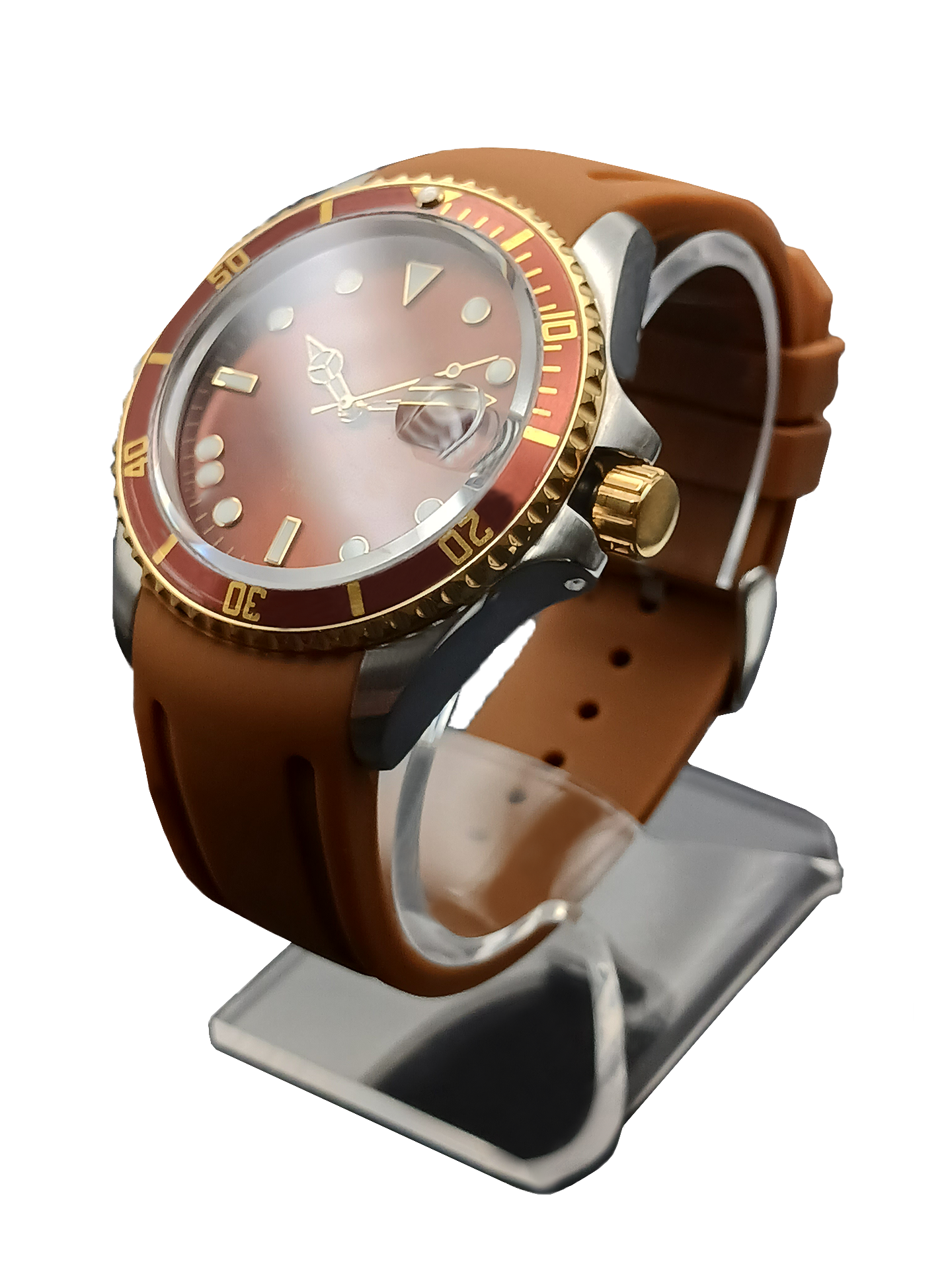 Del Mar Premier Automatic – Bronze Dial / Brown Strap – Model 50410