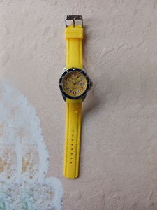 Men's Sportstrap Yellow Watch Nautical Face #50379