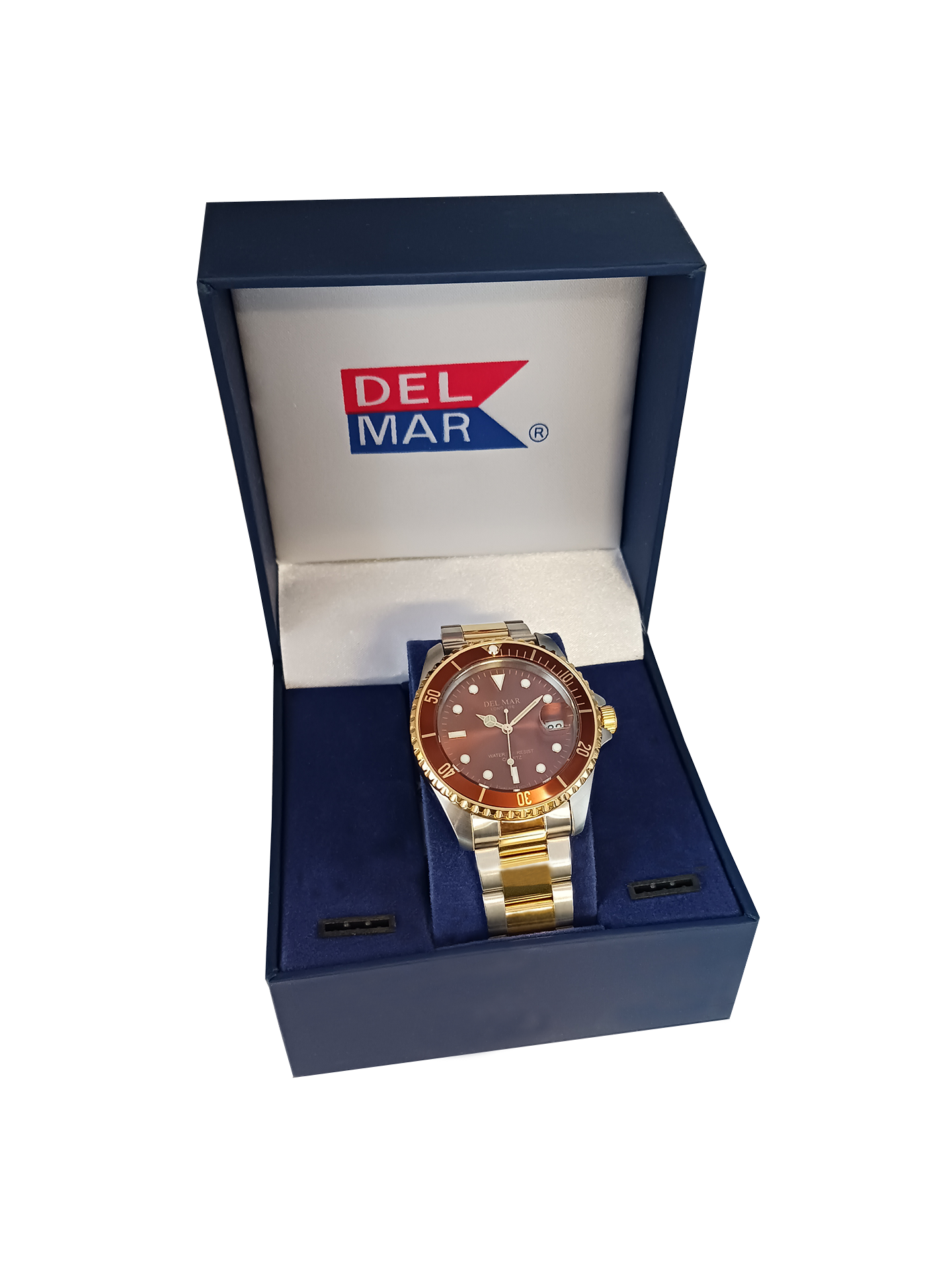Del Mar Premier Automatic – Bronze Dial / Two-Tone Stainless Steel Bracelet – Model 50389