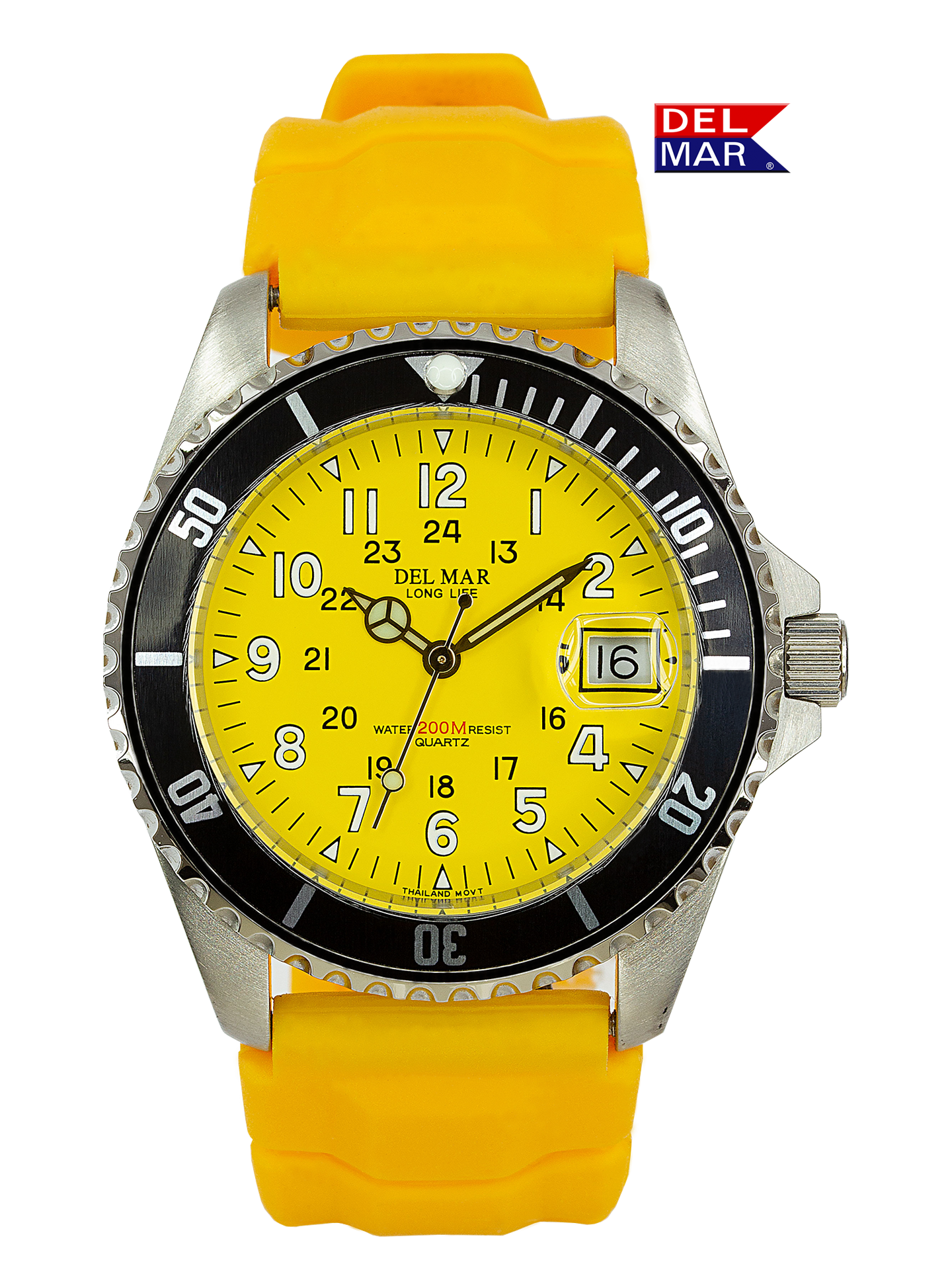 Yellow sales dive watch