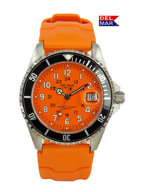 Del Mar Catalina Orange Men & Youth Watch: Durable, 200M Water Resistant #50270