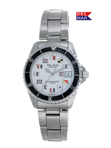 Men's Long Life Classic Nautical Bracelet SS Watch #50289
