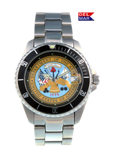 Del Mar Watches Men's Army Military Watch - Stainless Steel Bracelet #50448