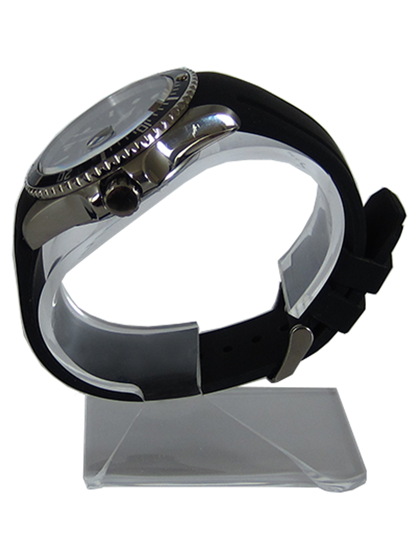 Del Mar Premier Automatic – Black Dial / Black Strap – Model 50411  ✨ TOP LINE