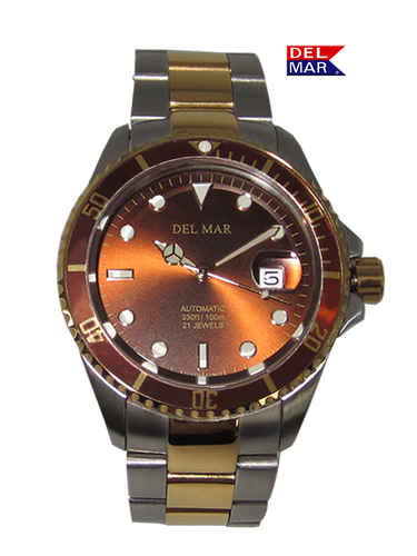 Men's Automatic Watch Two-Tone Bronze Dial #50389