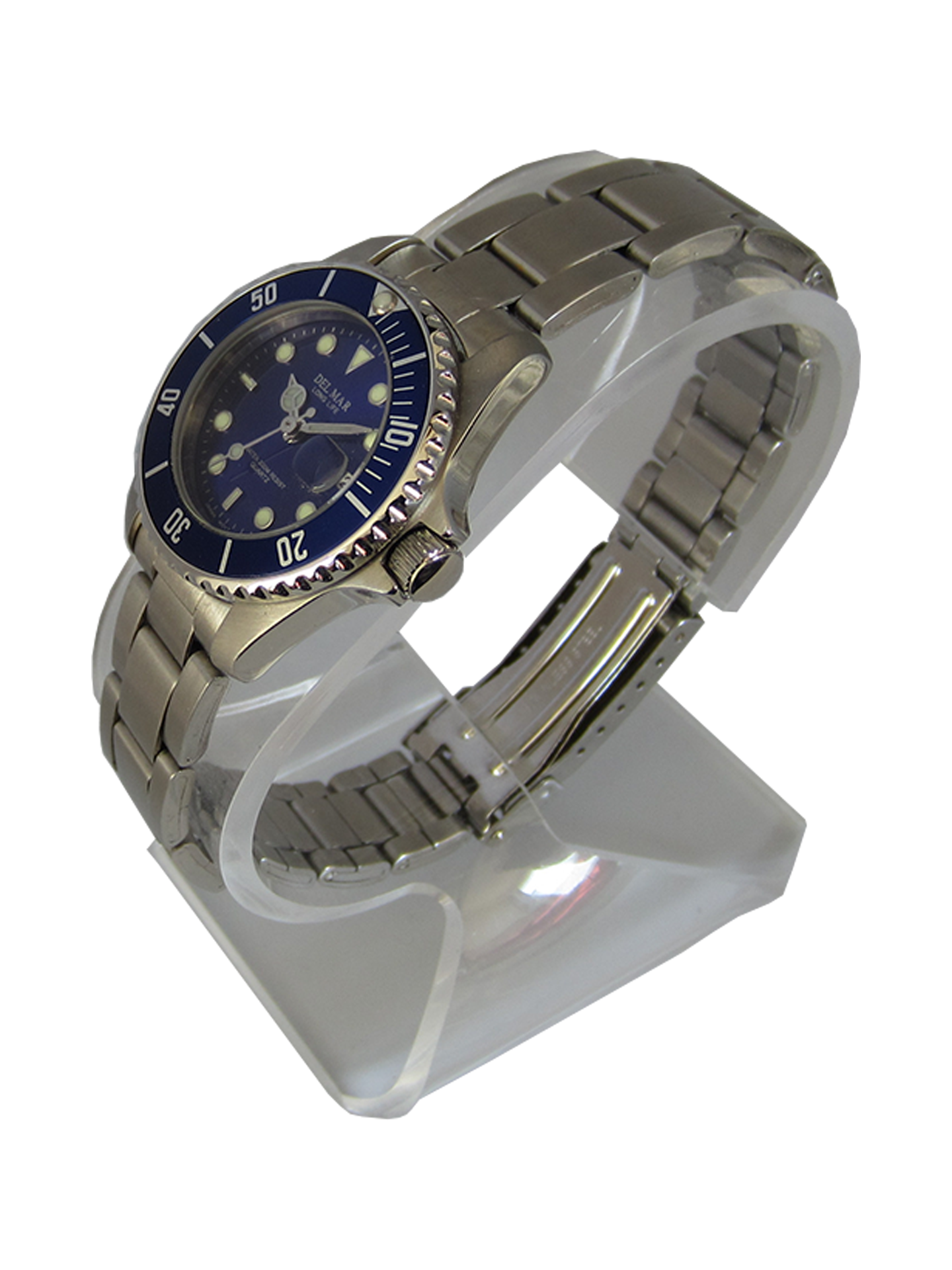 Ladies' Long Life Classic Coronado Blue Face, Blue Bezel Watch #50495