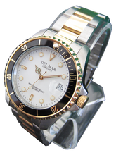 Men's Long Life Classic Coronado White Face & Black Bezel TT Watch #50392
