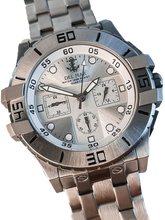 Men's All Stainless Steel Chronograph Watch 100M #50210