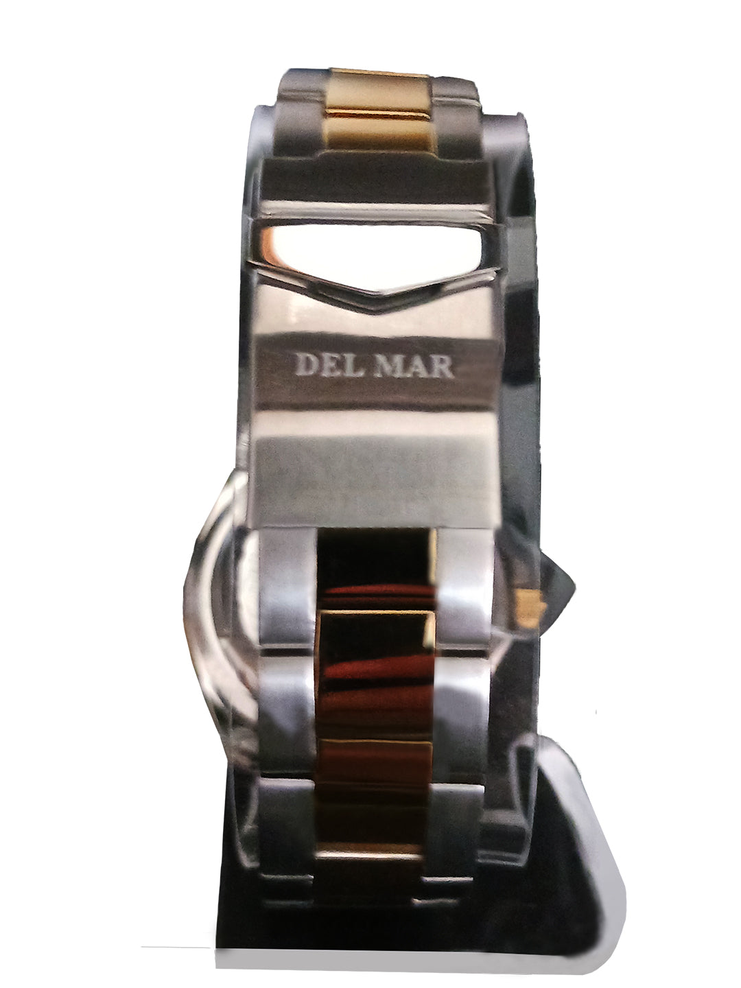 Del Mar Nautical 200 Two-Tone Black Face Watch 50258